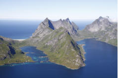 The Reinefjord and the Norwegian Sea.